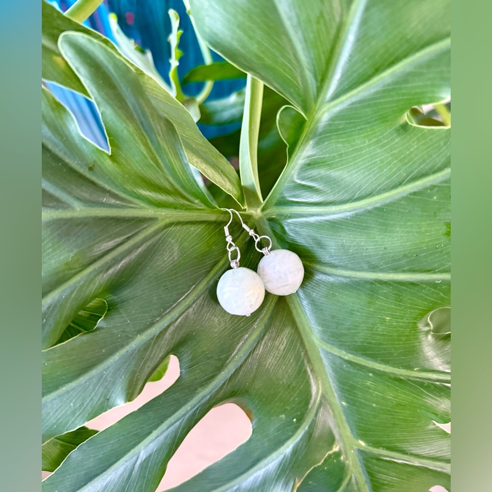 Green Fluorite Earrings - image 2